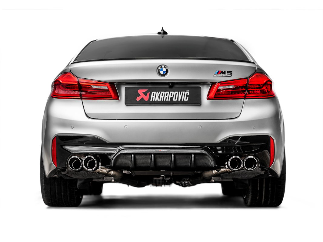 AKRAPOVIC S-BM/T/7H Exhaust System Slip-On Line (Titanium) for BMW M5/M5 Competition (F90) 2018-2020 ECE Type Approval Photo-2