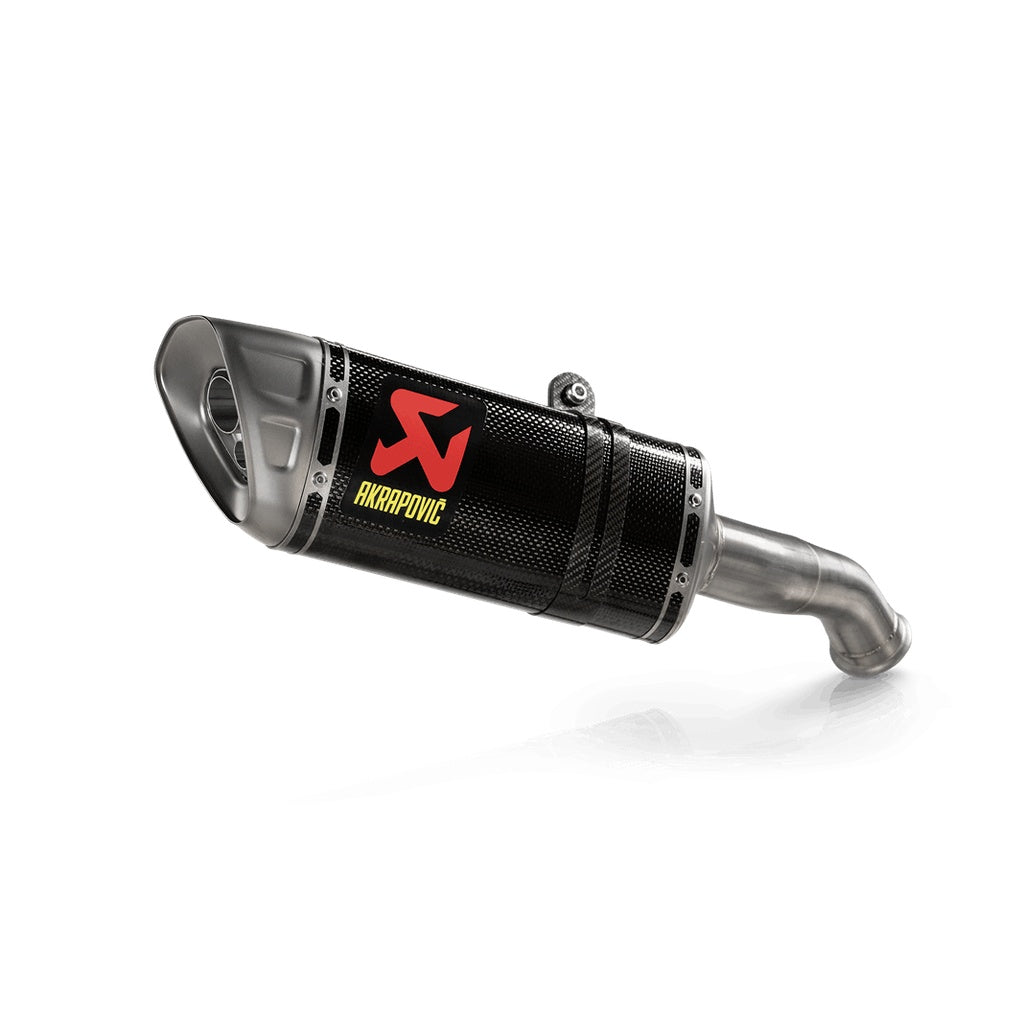 AKRAPOVIC S-CF8SO1-HAPLC Muffler Slip-On Line (Carbon) for CFMOTO 800NK 2024- Photo-0