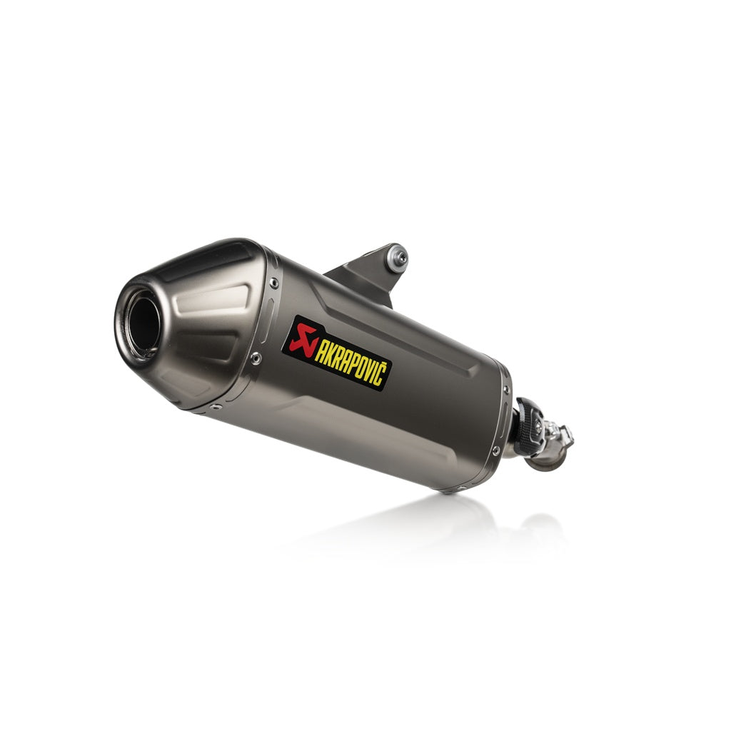 AKRAPOVIC S-CF8SO3-HFTT Exhaust System Slip-On Line (Titanium) for CFMOTO 800MT-X 2025 Photo-0