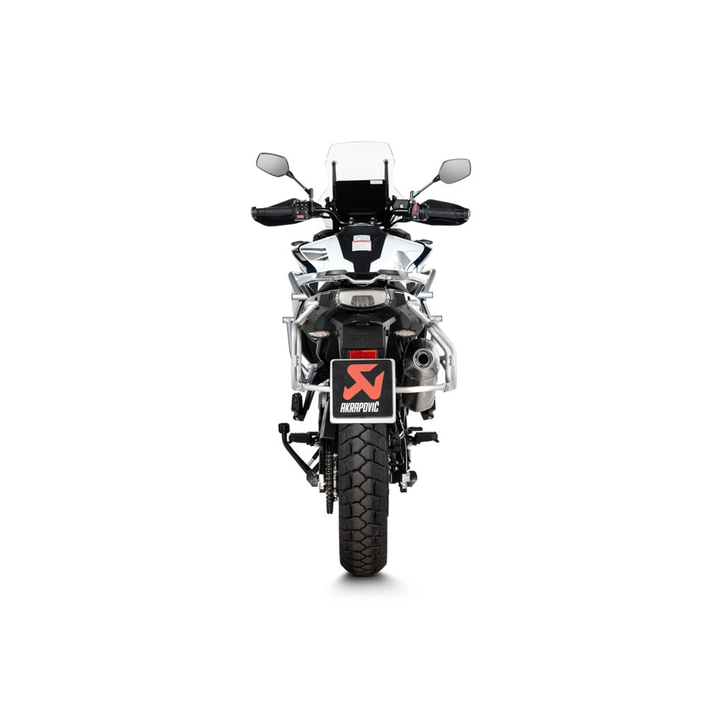 AKRAPOVIC S-CF8SO4-HFTT Exhaust System Slip-On Line (Titanium) for CFMOTO 800MT 2024 Photo-3