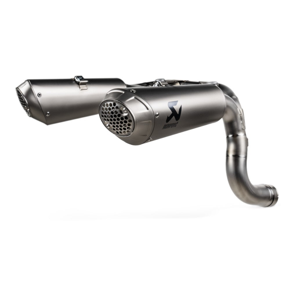 AKRAPOVIC S-D10SO8-HCHNT Exhaust System Slip-On Line (Titanium) for DUCATI Panigale / Streetfighter V2 2025-2026 Photo-0