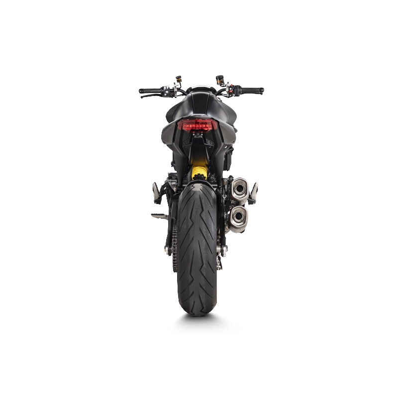 AKRAPOVIC S-D9SO17-HCQT Exhaust System Slip-On Line (Titanium) for DUCATI Monster 2021-2023 Photo-3