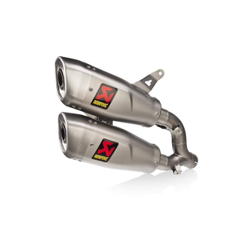 AKRAPOVIC S-D9SO17-HCQT Exhaust System Slip-On Line (Titanium) for DUCATI Monster 2021-2023 Photo-0