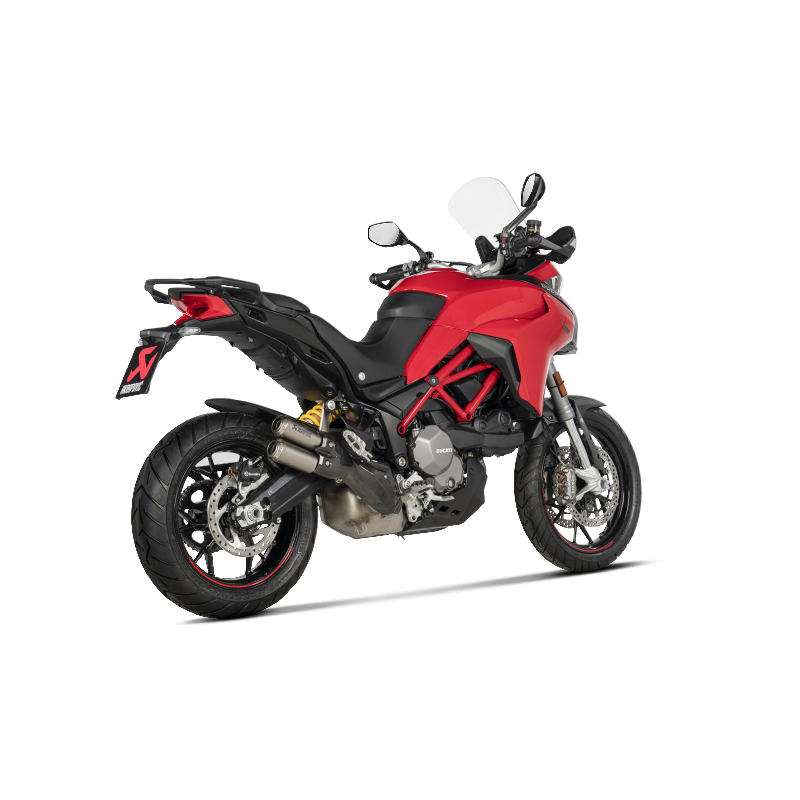 AKRAPOVIC S-D9SO18-HIFFT Exhaust System Slip-On Line (Titanium) for DUCATI Multistrada 950 / 950 S / V2 / V2 S 2021-2023 Photo-2