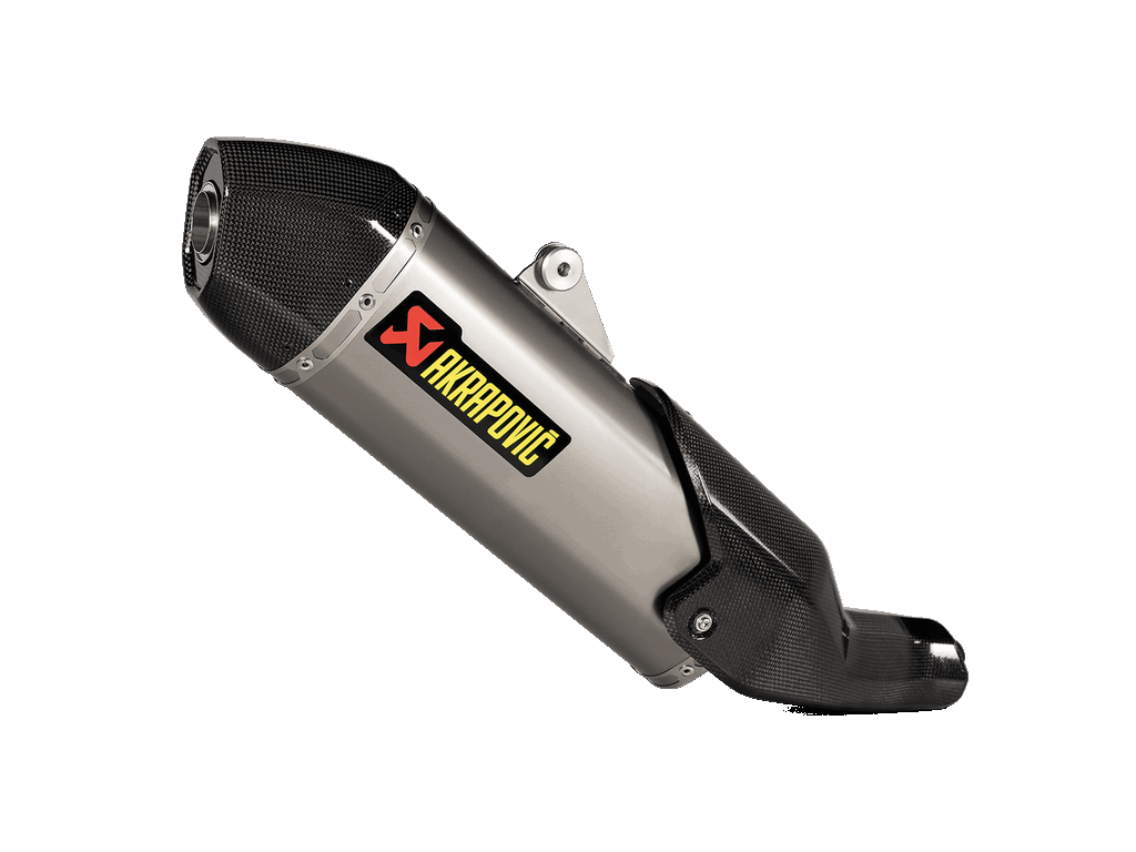 AKRAPOVIC S-D9SO19-HJAT Exhaust System Slip-On Line (Titanium) for DUCATI DesertX 2022-2023 Photo-0