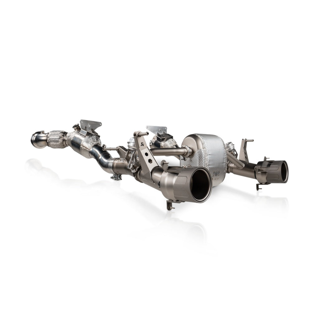 AKRAPOVIC S-FE/T/1 Exhaust System Evolution Line (Titanium) for FERRARI F8 Tributo / Spider 2020-2023 Photo-1