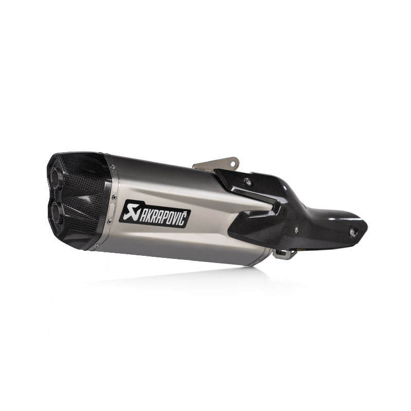 AKRAPOVIC S-H11SO3-HGIT Exhaust System Slip-On Line (Titanium) for HONDA NT1100 2022-2023 Photo-0