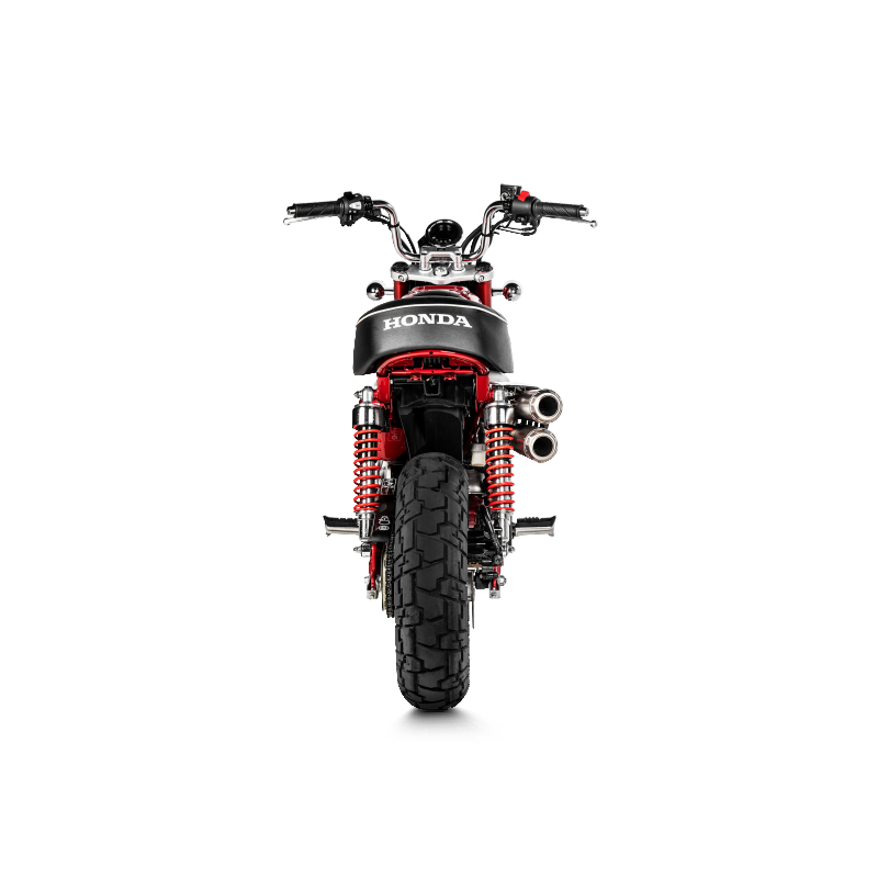AKRAPOVIC S-H125SO5-FFT Exhaust System Slip-On Line (Titanium) for HONDA Monkey 2019-2023 Photo-4