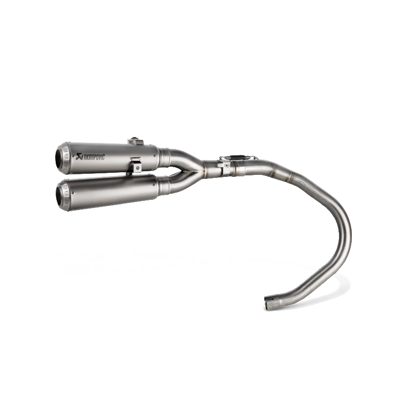 AKRAPOVIC S-H125SO5-FFT Exhaust System Slip-On Line (Titanium) for HONDA Monkey 2019-2023 Photo-0