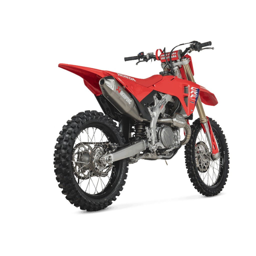 AKRAPOVIC S-H4E1-FDHLT Exhaust Evolution Line (Titanium) for Honda CRF450R / 450RX 2025- Photo-3