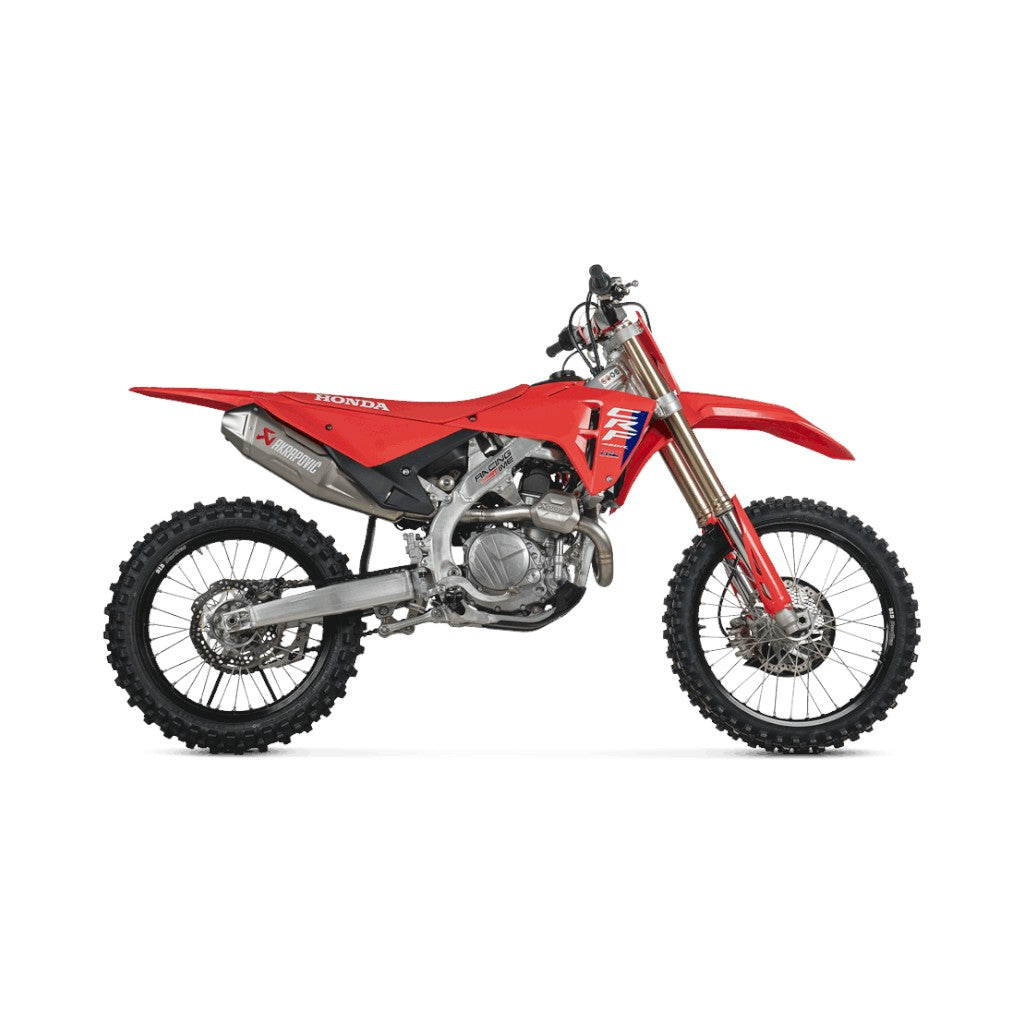 AKRAPOVIC S-H4E1-FDHLT Exhaust Evolution Line (Titanium) for Honda CRF450R / 450RX 2025- Photo-4