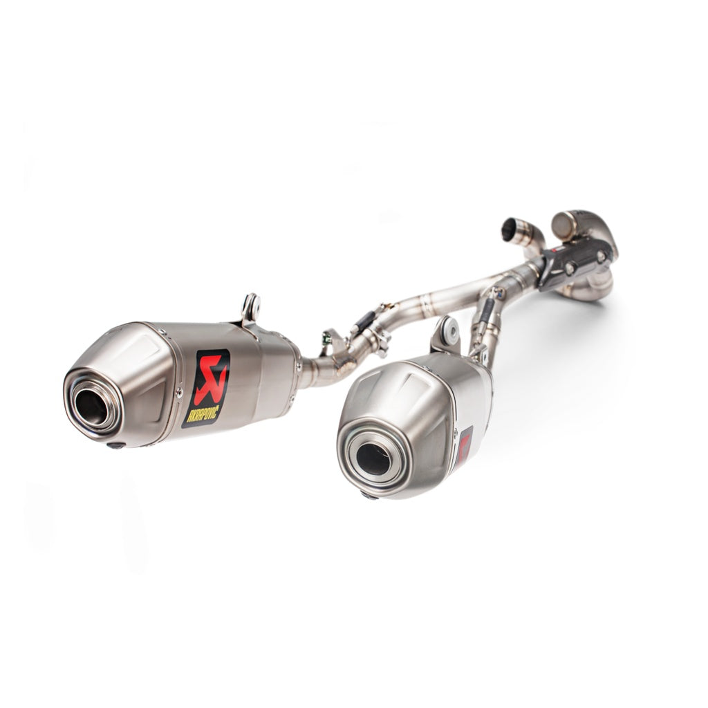AKRAPOVIC S-H4MET15-CIQTA Exhaust System Evolution Line (Titanium) for HONDA CRF450R / 450RX Photo-1
