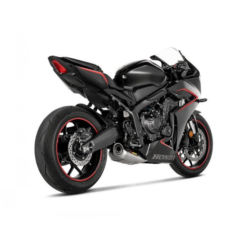 AKRAPOVIC S-H6R15-AFT Exhaust System Racing Line (Titanium) for HONDA CB650R/CBR650R 2024- Photo-1
