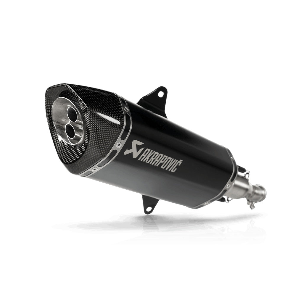 AKRAPOVIC S-IT3SO1-HRTBL Muffler Slip-On Line (Titanium) for ITALJET Dragster 300 2024- Photo-0