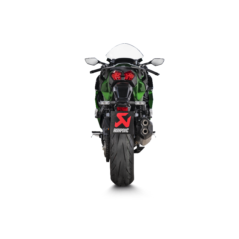AKRAPOVIC S-K10SO30-HGIT Exhaust System Slip-On Line (Titanium) for KAWASAKI Ninja H2 SX 2021-2023 Photo-3