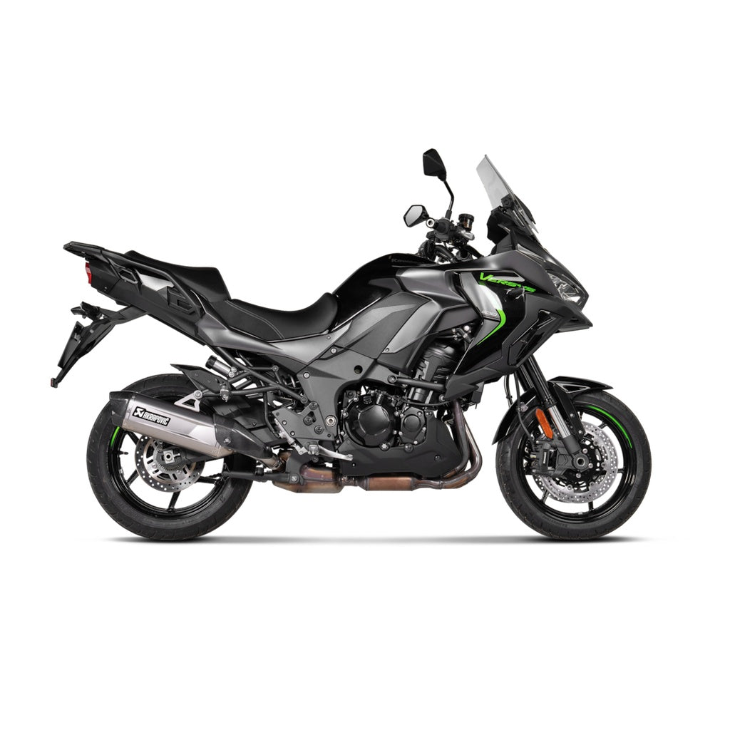 AKRAPOVIC S-K11SO1-HGJT Muffler Slip-On Line (Titanium) for KAWASAKI Versys 1100 Photo-1