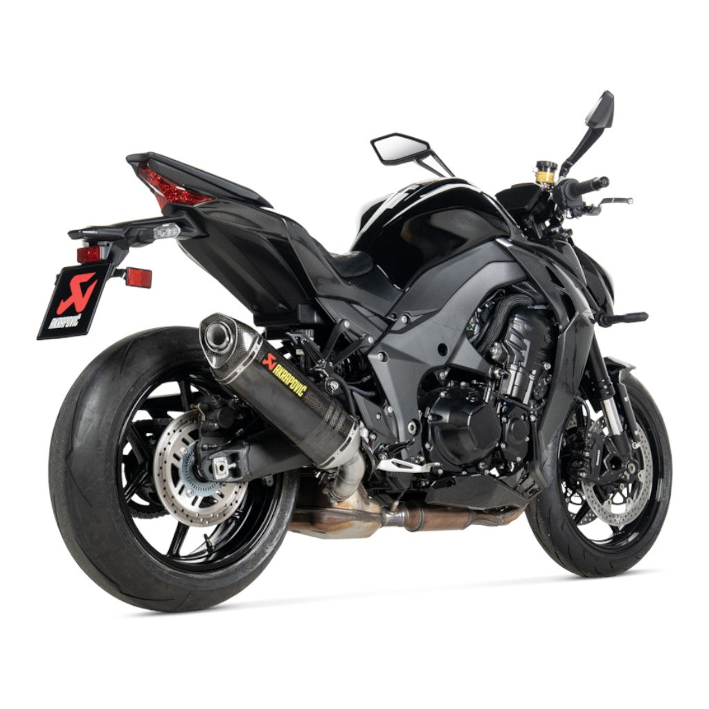 AKRAPOVIC S-K11SO2-HRC Exhaust System Slip-On Line (Carbon) for KAWASAKI Z1100 2025-2026 Photo-2