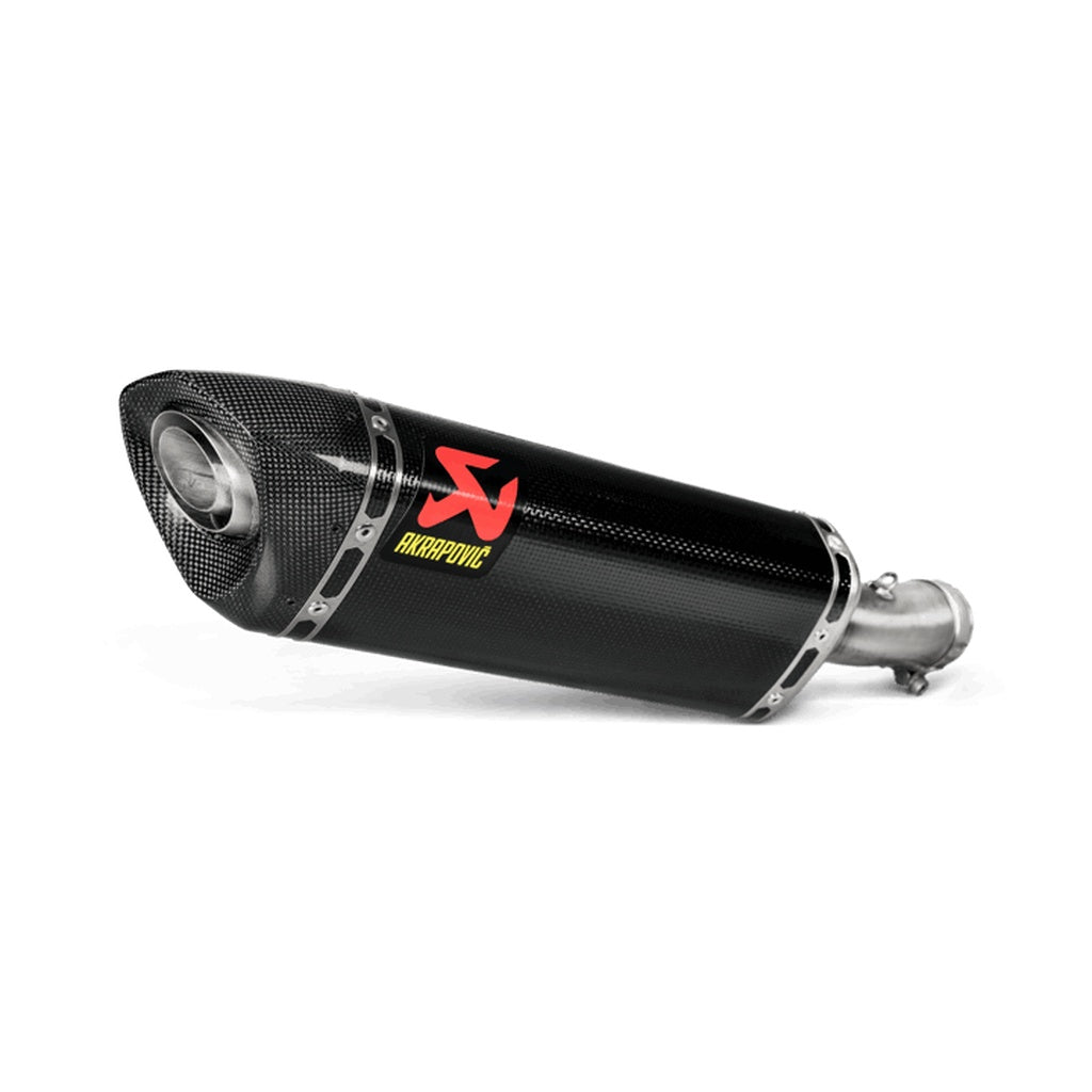AKRAPOVIC S-K4SO10-APC Muffler Slip-On Line (Carbon) for KAWASAKI Ninja 7 / Z7 Hybrid 2024- Photo-0