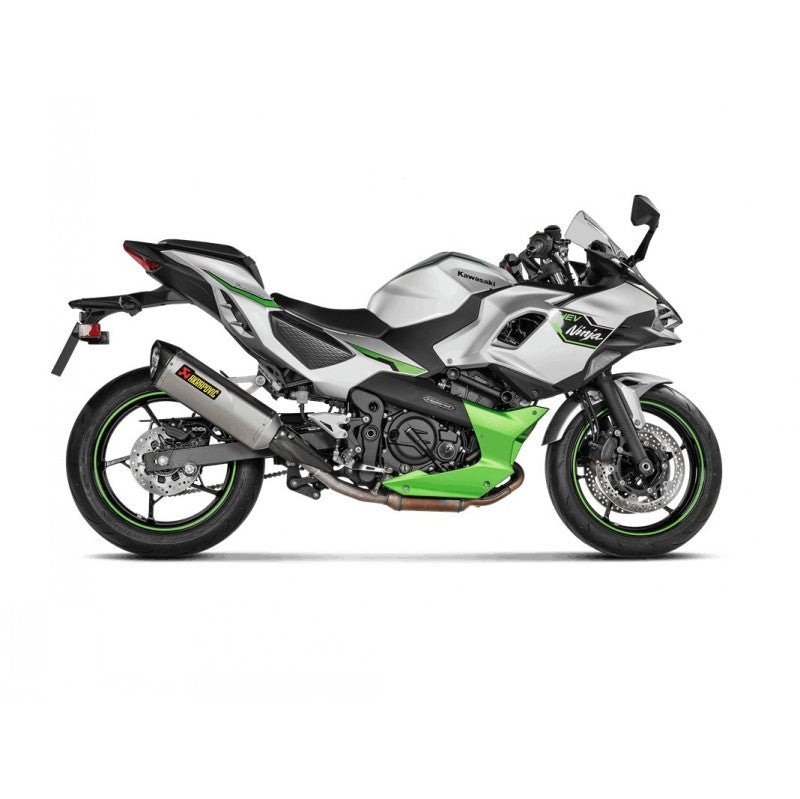 AKRAPOVIC S-K4SO9-HRT Slip-On Line (Titanium) for KAWASAKI Ninja 7 / Z7 Hybrid 2024- Photo-3