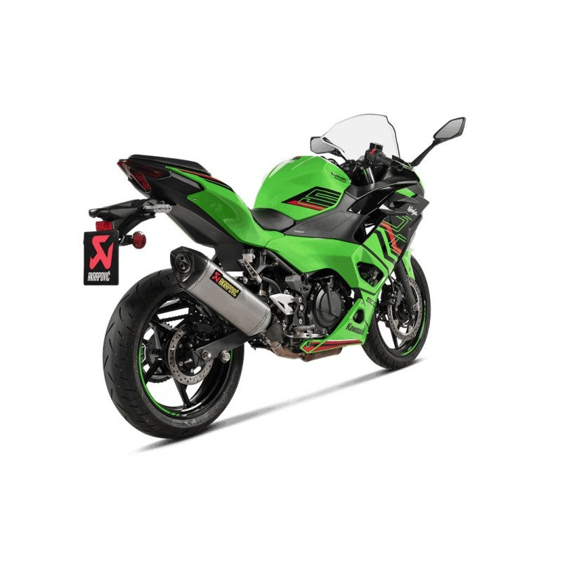 AKRAPOVIC S-K5SO1-HRT Slip-On Line (Titanium) for KAWASAKI Ninja 500 / Z500 2024- Photo-1