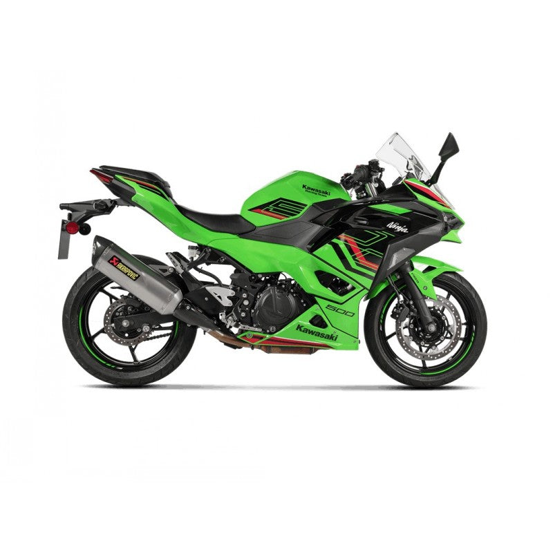 AKRAPOVIC S-K5SO1-HRT Slip-On Line (Titanium) for KAWASAKI Ninja 500 / Z500 2024- Photo-2