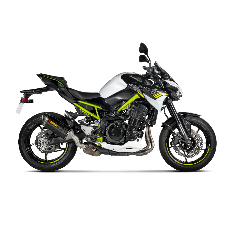 AKRAPOVIC S-K9SO10-HZC Exhaust System Slip-On Line (Carbon) for KAWASAKI Z900 2017-2019 Photo-1