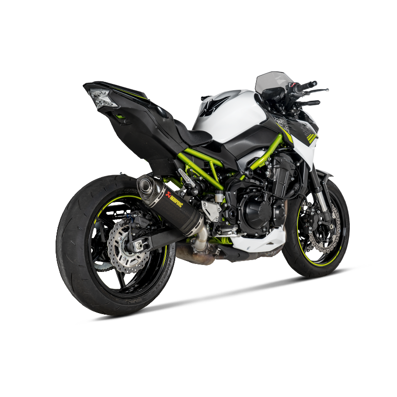 AKRAPOVIC S-K9SO10-HZC Exhaust System Slip-On Line (Carbon) for KAWASAKI Z900 2017-2019 Photo-2