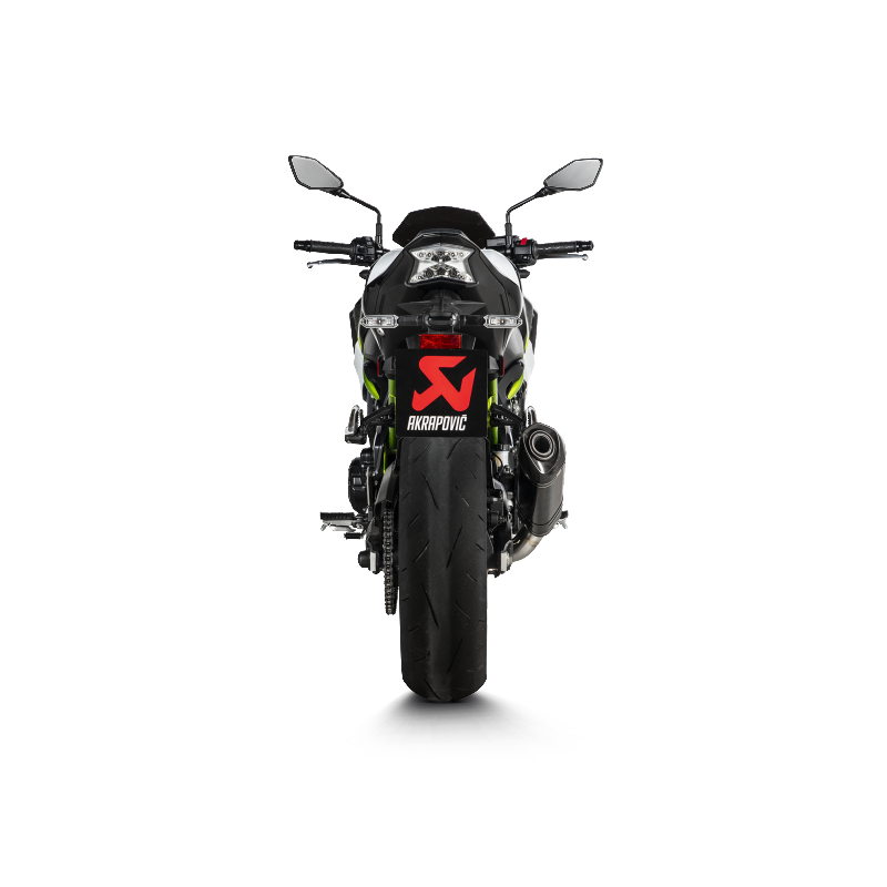 AKRAPOVIC S-K9SO10-HZC Exhaust System Slip-On Line (Carbon) for KAWASAKI Z900 2017-2019 Photo-3