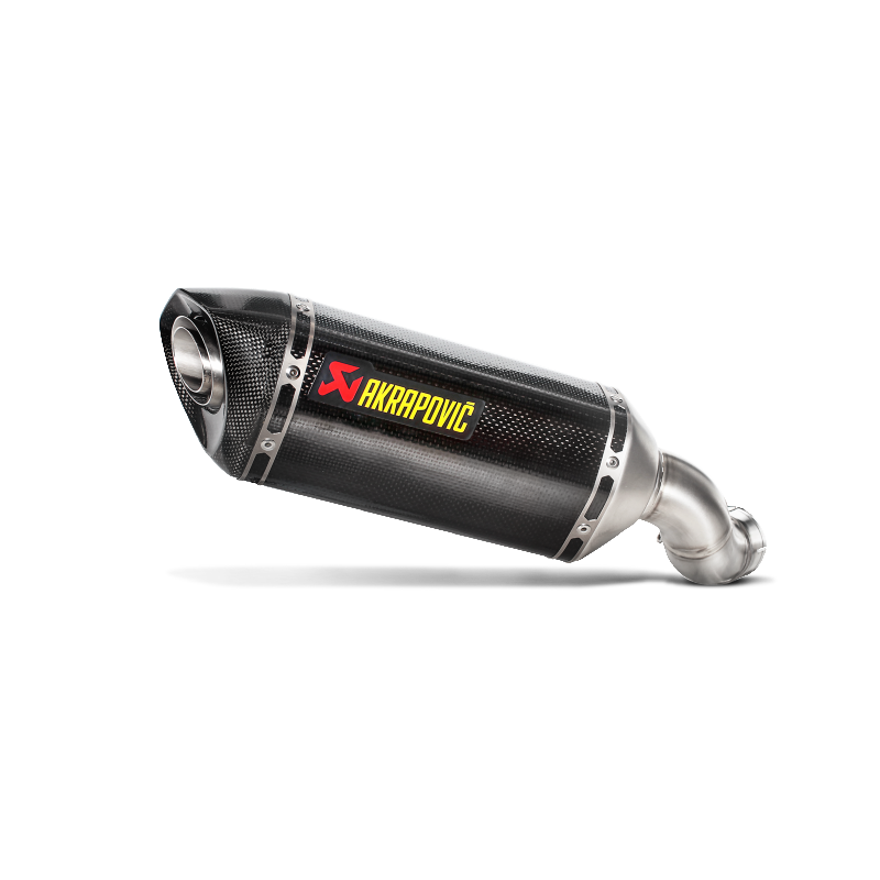 AKRAPOVIC S-K9SO10-HZC Exhaust System Slip-On Line (Carbon) for KAWASAKI Z900 2017-2019 Photo-0