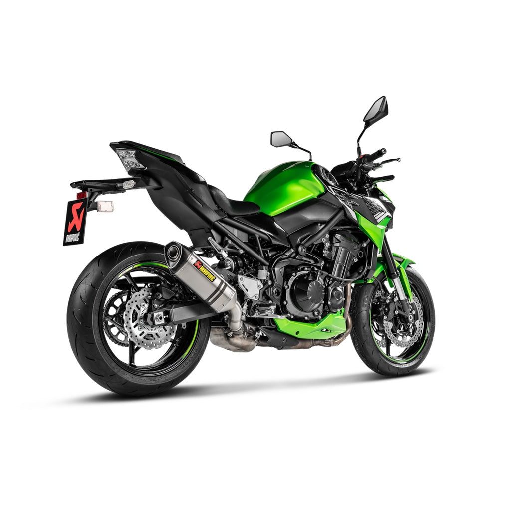 AKRAPOVIC S-K9SO11-HZT Muffler Slip-On Line (Titanium) for KAWASAKI Z900 2025- Photo-1