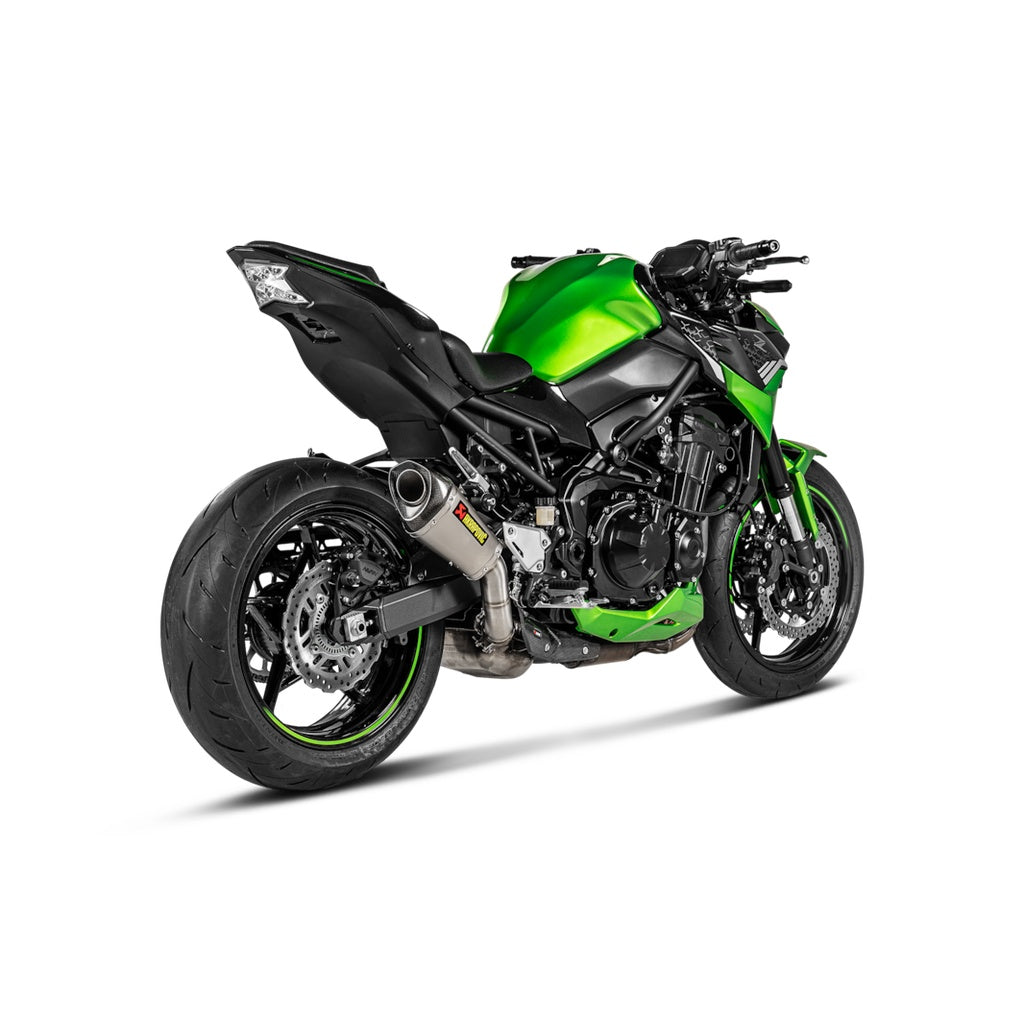 AKRAPOVIC S-K9SO12-ASZT Muffler Slip-On Line (Titanium) for KAWASAKI Z900 2025- Photo-1