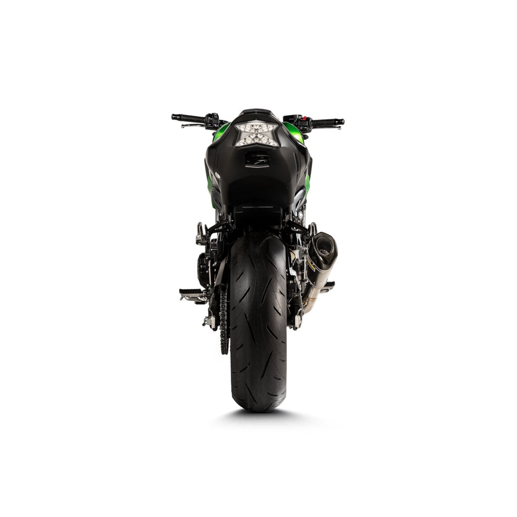 AKRAPOVIC S-K9SO12-ASZT Muffler Slip-On Line (Titanium) for KAWASAKI Z900 2025- Photo-2