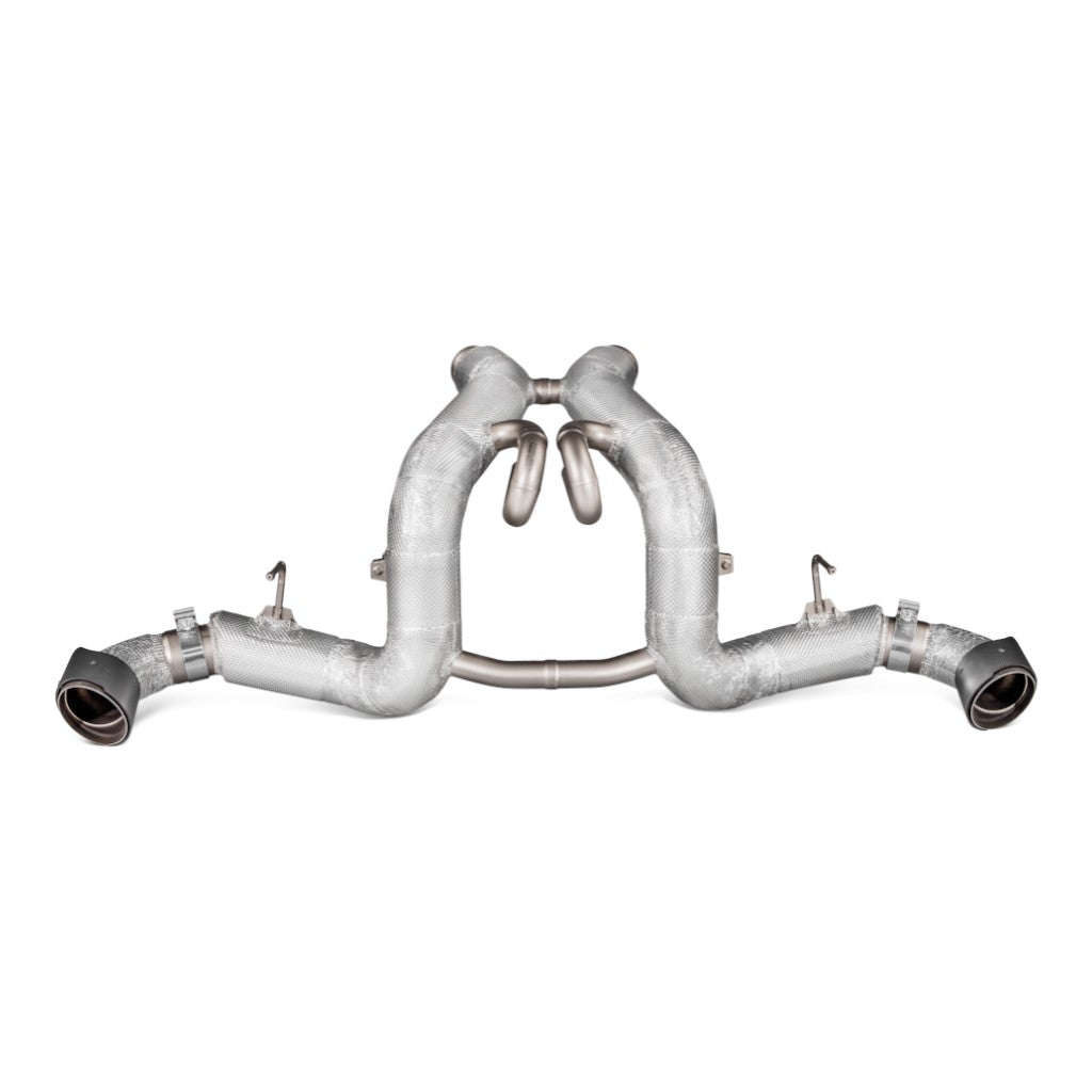 AKRAPOVIC S-MC/TI/3 Exhaust System Slip-On Line (Titanium) for MCLAREN 540C / 570S / 570S Spider / 570GT Photo-1