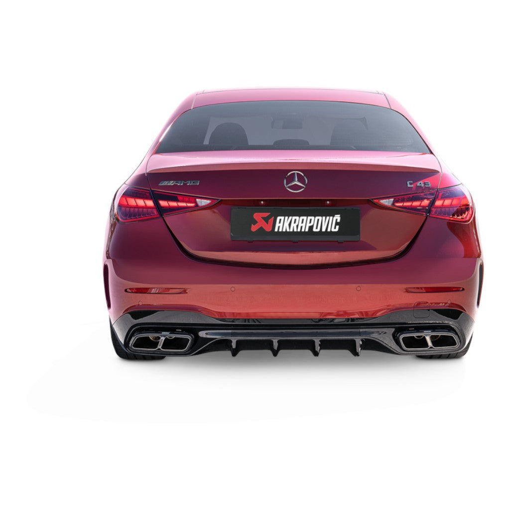 AKRAPOVIC S-ME/T/18H Exhaust Mufflers Slip-On Line (Titanium) for MERCEDES-AMG C63 S E Performance / C43 4Matic (W206 / S206) Photo-4