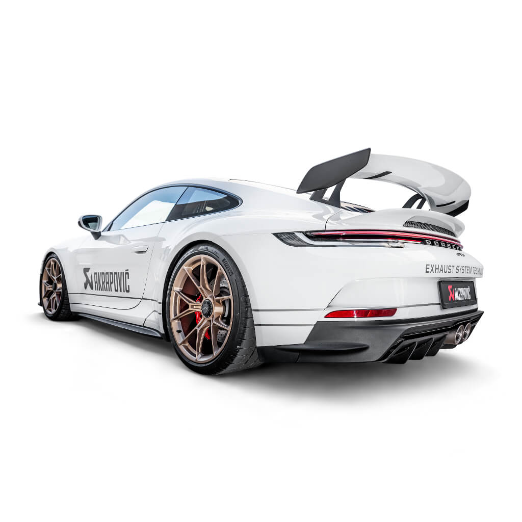 AKRAPOVIC S-PO/TI/23 Exhaust System Slip-On Race Line (Titanium) for PORSCHE 911 GT3RS (992) / GT3 (992 / 992.2) Photo-3