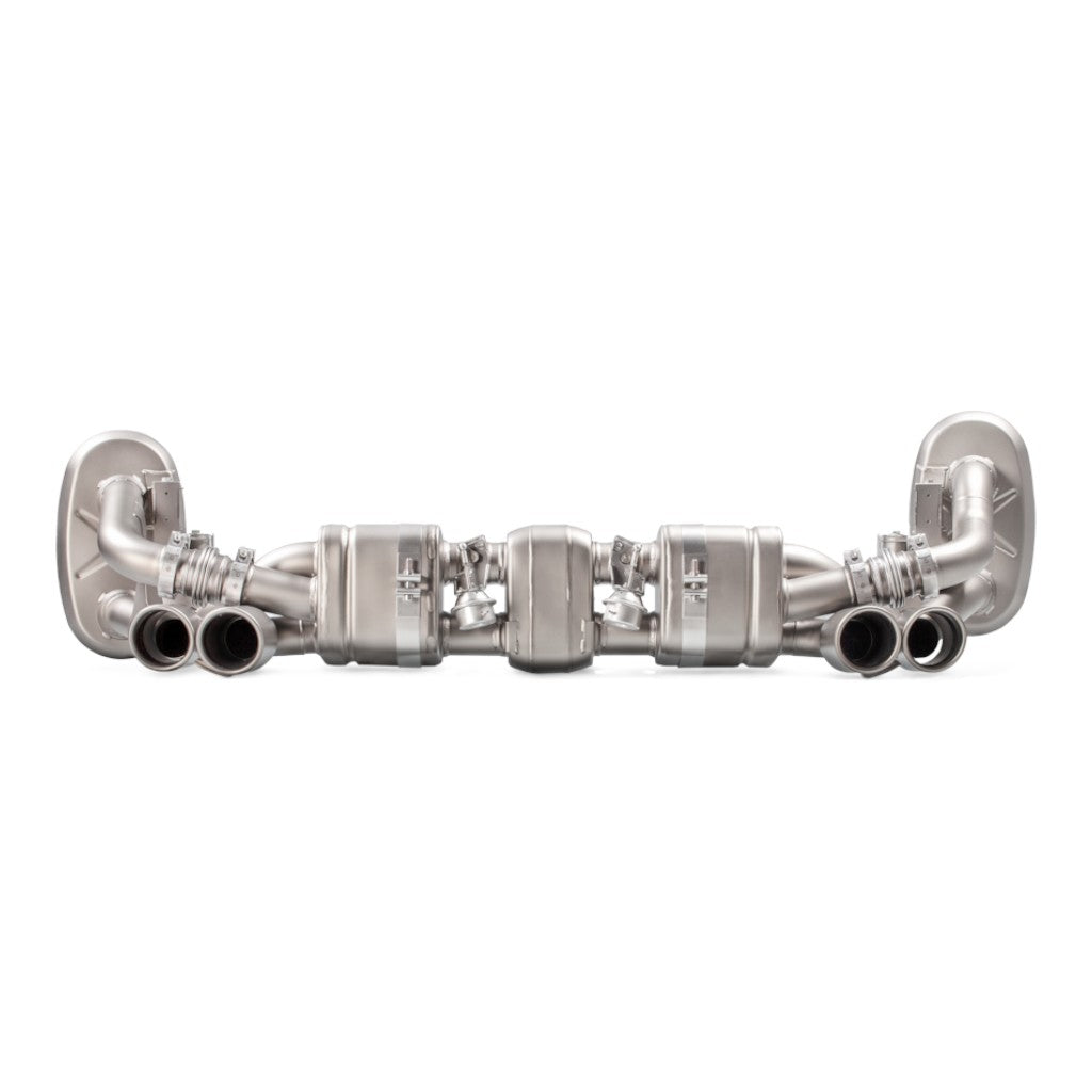 AKRAPOVIC S-PO991SO-HT/1 Exhaust System Slip-On Line (Titanium) for PORSCHE 911 Carrera / S / 4 / 4S / GTS (991) 2012-2015 EC Approval Photo-0