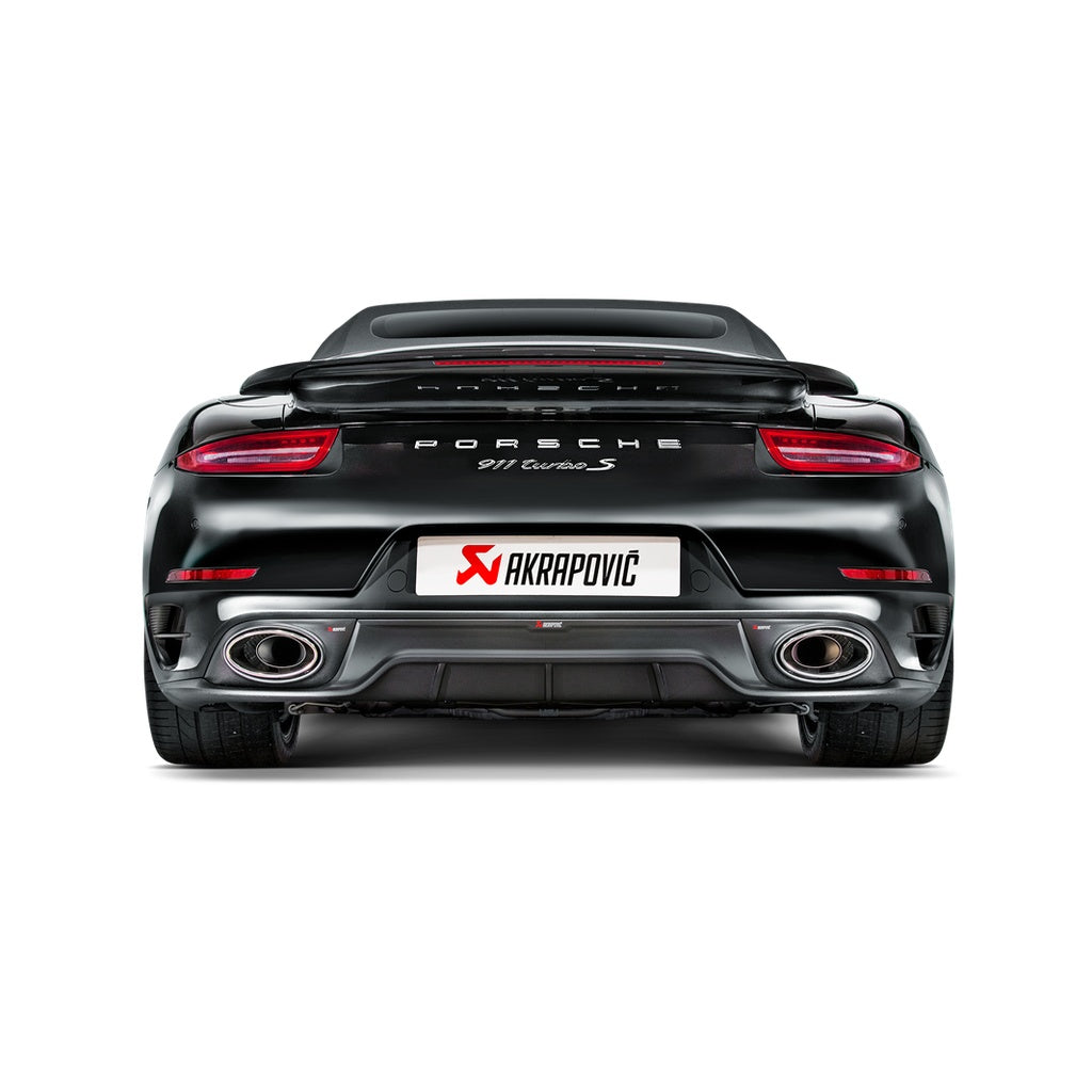 AKRAPOVIC S-PO991TSO-HT Exhaust System Slip-On Line (Titanium) for PORSCHE 911 Turbo / Turbo S (991) ECE Type Approval Photo-6