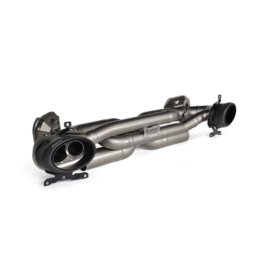 AKRAPOVIC S-PO/T/8 Exhaust System Slip-On Race Line (Titanium) for PORSCHE 911 Carrera / Carrera S / Carrera 4 / Carrera 4S / Carrera GTS (992) Photo-1
