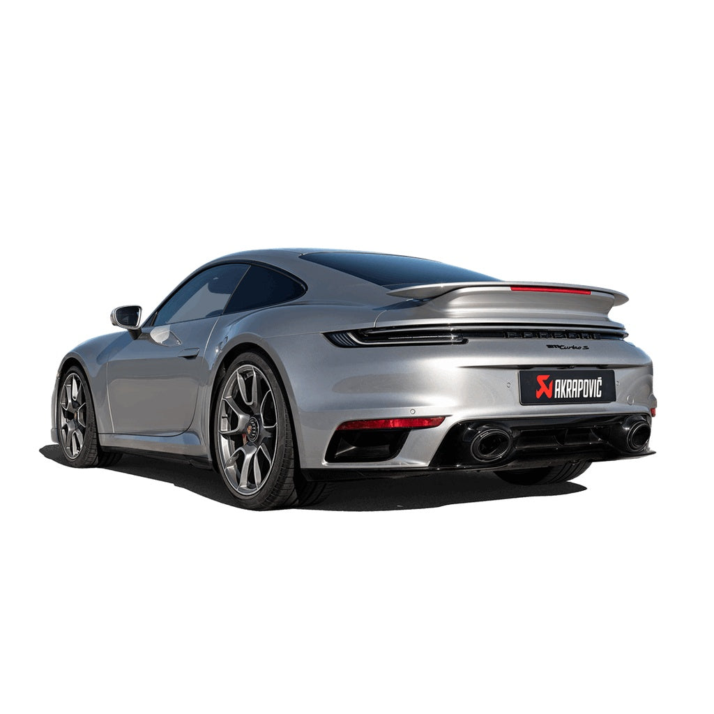 AKRAPOVIC S-PO/TI/19 Exhaust System Slip-On Race Line (Titanium) for PORSCHE 911 Turbo / Turbo S / Cabriolet / Sport Classic (992) 2020- Photo-1