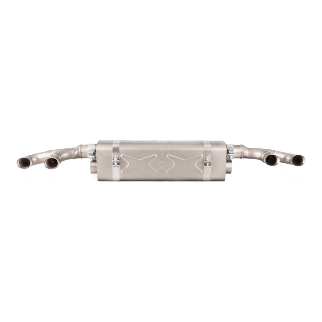 AKRAPOVIC S-PO/TI/6H Exhaust Slip-On Line (Titanium) for PORSCHE 911 Turbo / Turbo S (991.2) ECE Type Approval Photo-1