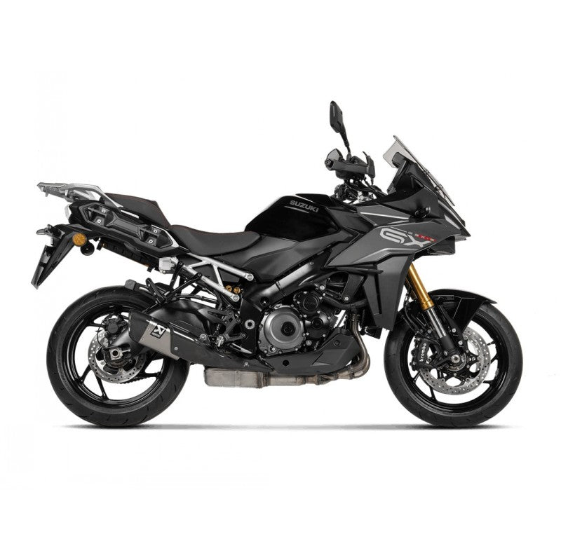 AKRAPOVIC S-S10SO19-HAPT Exhaust Slip-On Line (Titanium) for SUZUKI GSX-S1000GX 2024- Photo-3