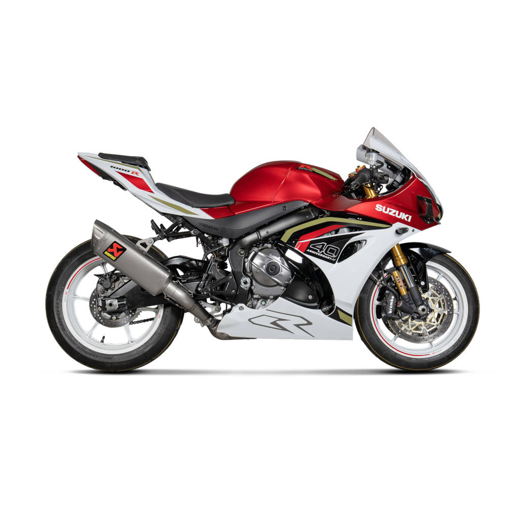 AKRAPOVIC S-S10SO22-APLT Exhaust Muffler Slip-On Line (Titanium) for SUZUKI GSX-R1000R 2026- Photo-1