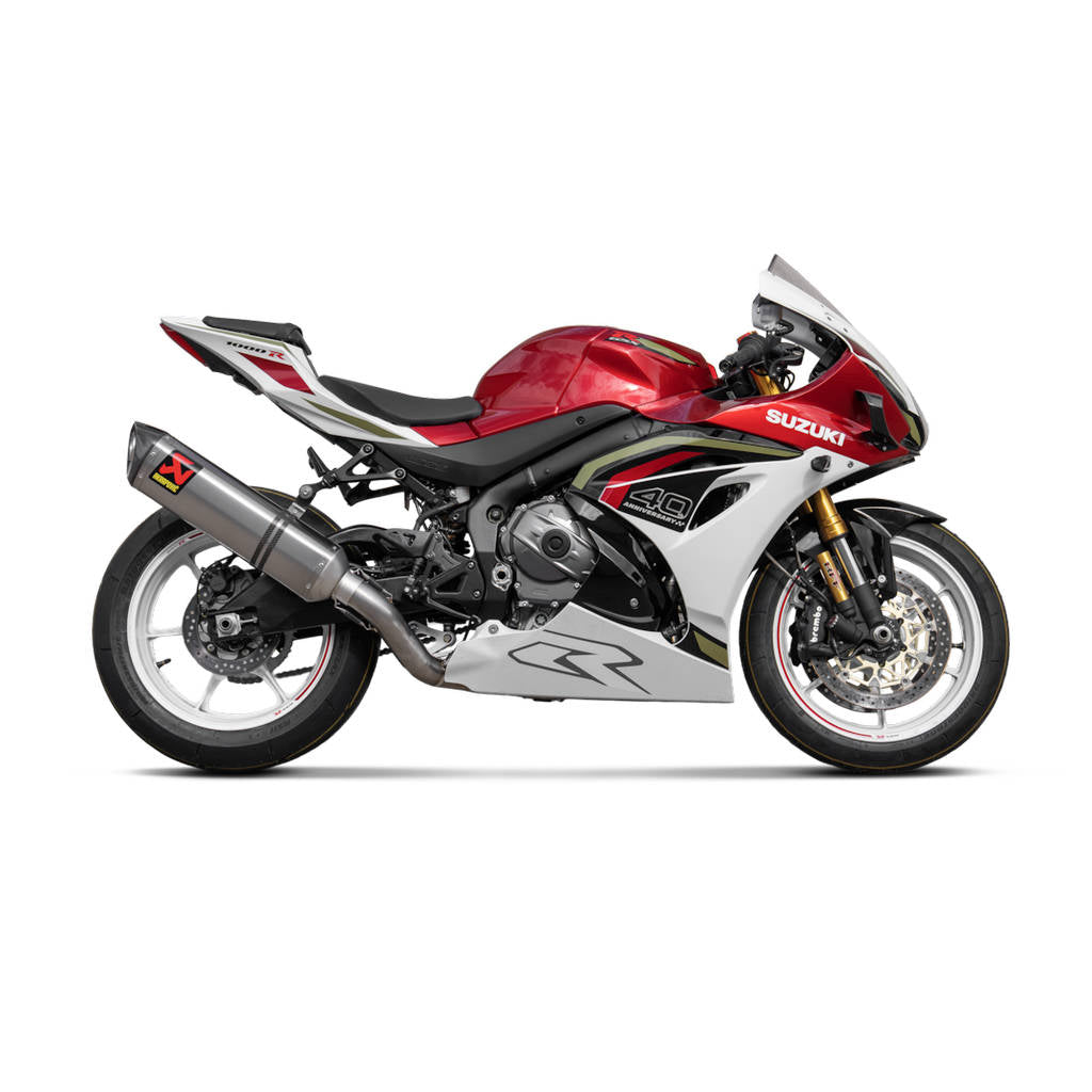 AKRAPOVIC S-S10SO23-RT/TD Exhaust Muffler Slip-On Line Track (Titanium) for SUZUKI GSX-R1000R 2026- Photo-1
