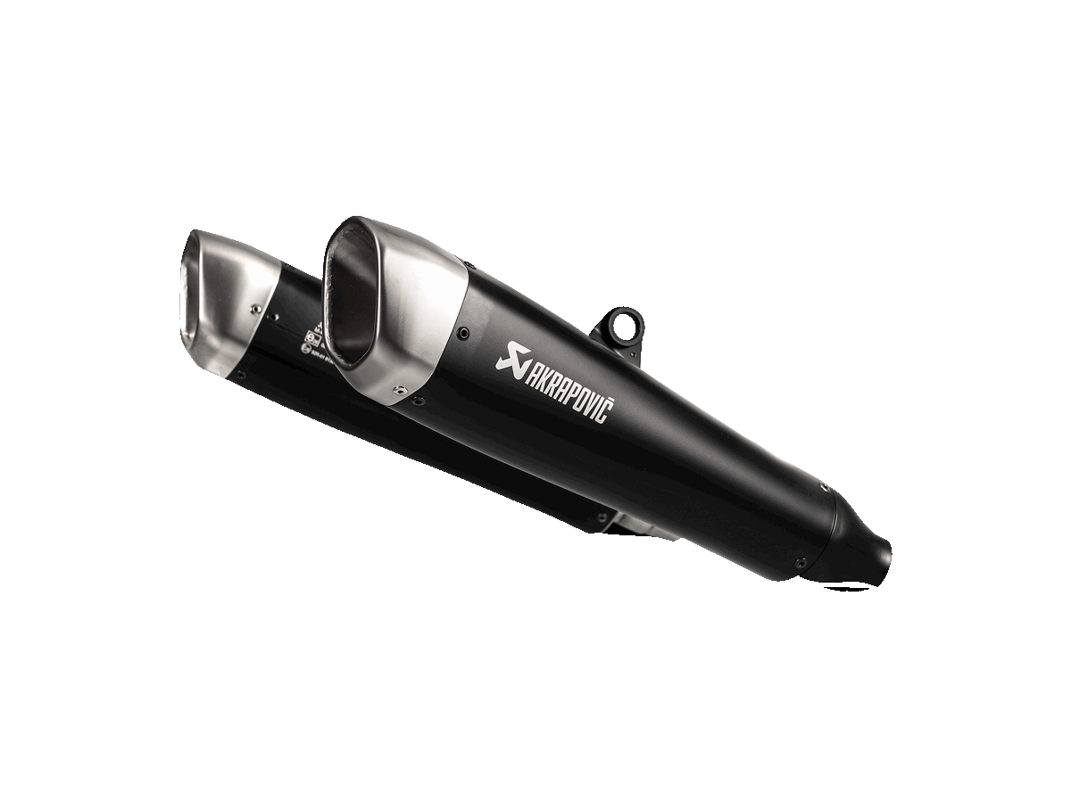 AKRAPOVIC S-T12SO2-HCQTBL Slip-On Line (Titanium) Triumph Thruxton 1200 / R / RS 2016 - 2020 Photo-0