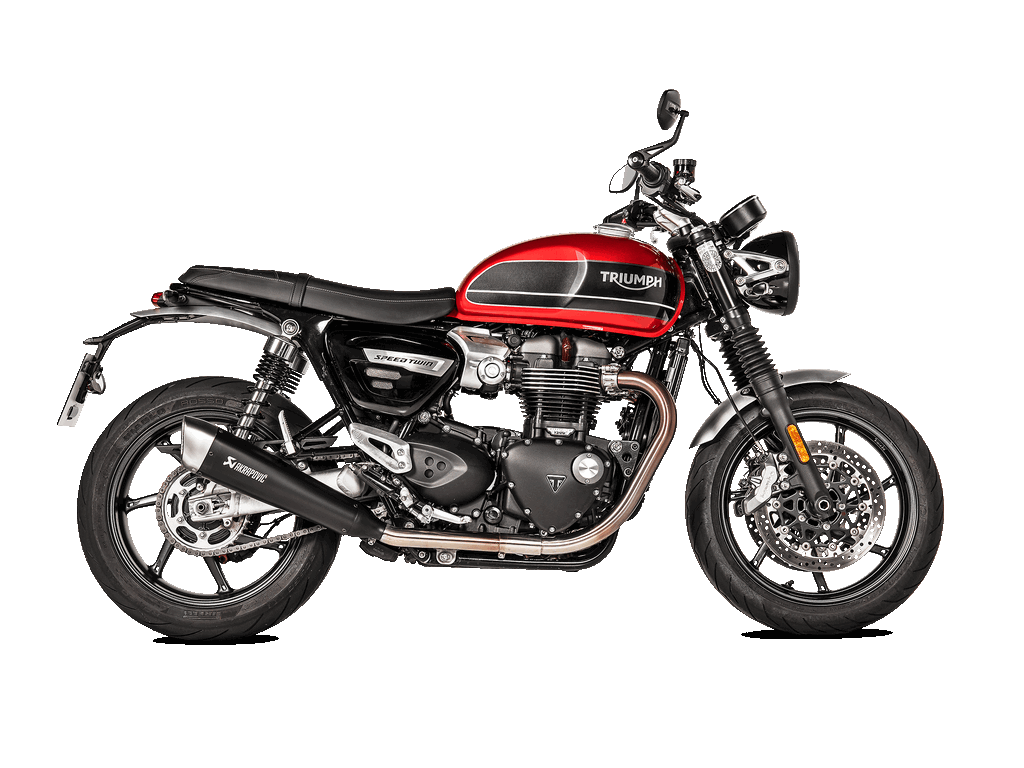 AKRAPOVIC S-T12SO2-HCQTBL Slip-On Line (Titanium) Triumph Thruxton 1200 / R / RS 2016 - 2020 Photo-1