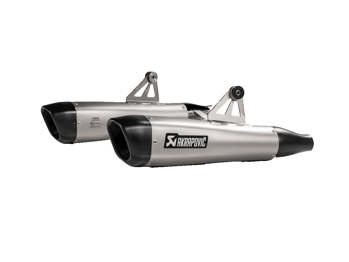 AKRAPOVIC S-T12SO4-HCQT Slip-On Line (Titanium) Triumph Bonneville T120 2016 - 2020 Photo-0
