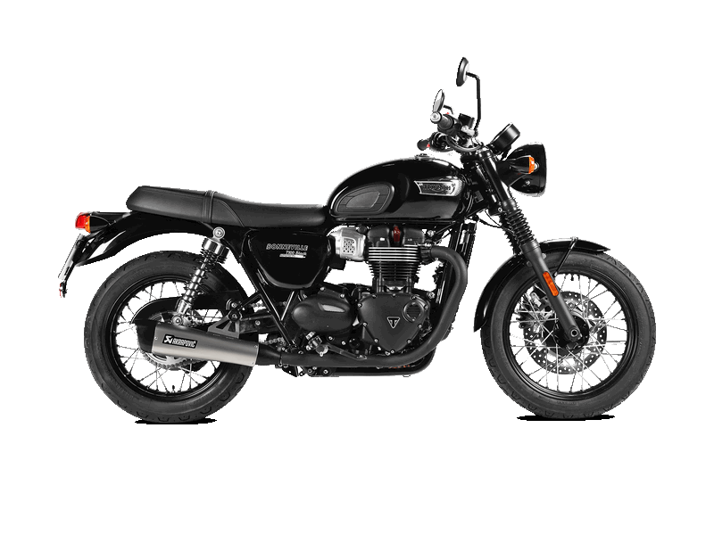 AKRAPOVIC S-T12SO4-HCQT Slip-On Line (Titanium) Triumph Bonneville T120 2016 - 2020 Photo-1