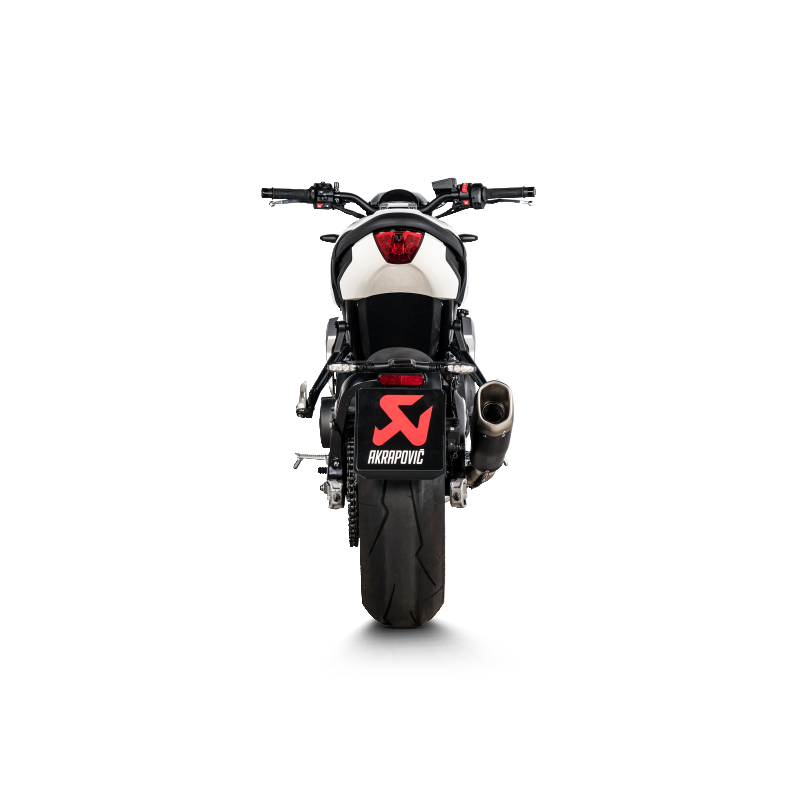 AKRAPOVIC S-T6R1-CQTBL Exhaust System Racing Line (Titanium) for TRIUMPH Trident 660 2021-2023 Photo-3