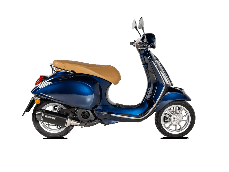 AKRAPOVIC S-VE125SO3-HZBL Slip-On Line (SS) VESPA Primavera 125ie 3V 2021 - 2021 EC Approval/ECE Approval VESPA Primavera 125ie 3V 2021 - 2021 Photo-1