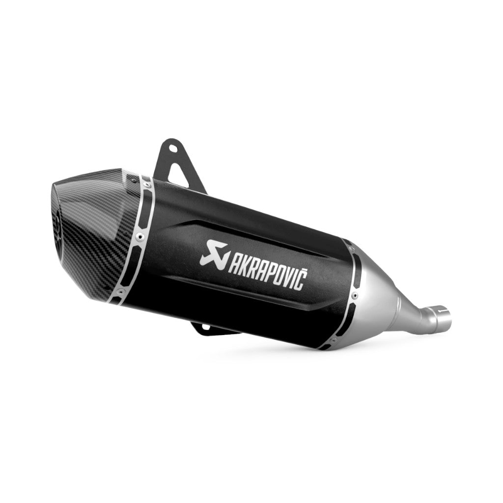 AKRAPOVIC S-VE125SO4-HWSSBL Muffler Slip-On Line (Stainless Steel) for VESPA GTS 125 / Super / SuperSport / SuperTech Photo-0